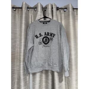 Vintage USA Army Aviation oversized crewneck sweatshirt size medium